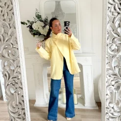 BLAZER ASYMETRIQUE JAUNE