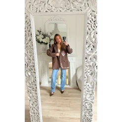 BLAZER CHOCO MOTIFS ELINE