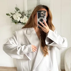 BLAZER OVERSIZE GRIS ROSINE