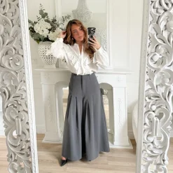 BLOUSE BLANCHE VOLANTS