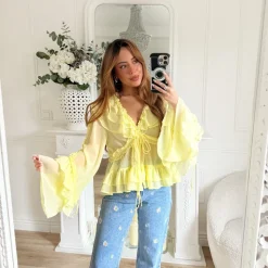 BLOUSE JAUNE EMILIE