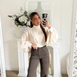 BODY BEIGE EN VOILE DOS NU