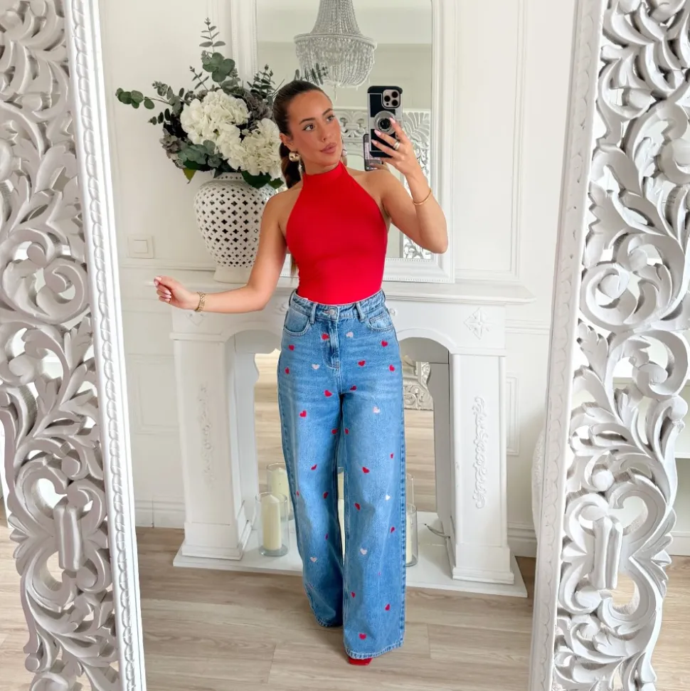 BODY DOS NU ROUGE LYCRA