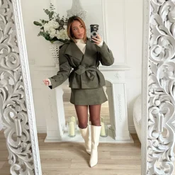 BOTTES SIMILI BEIGE PETITS TALONS