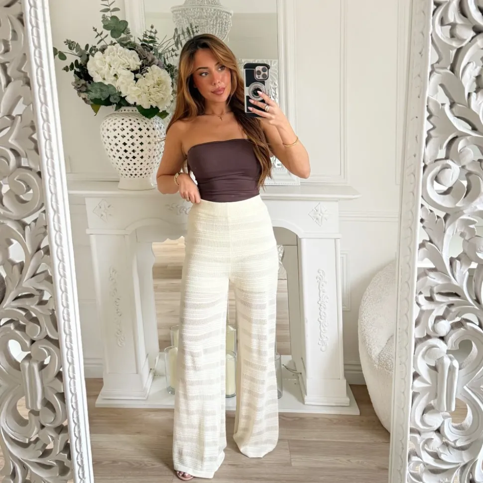 BUSTIER TUBE LYCRA CHOCO