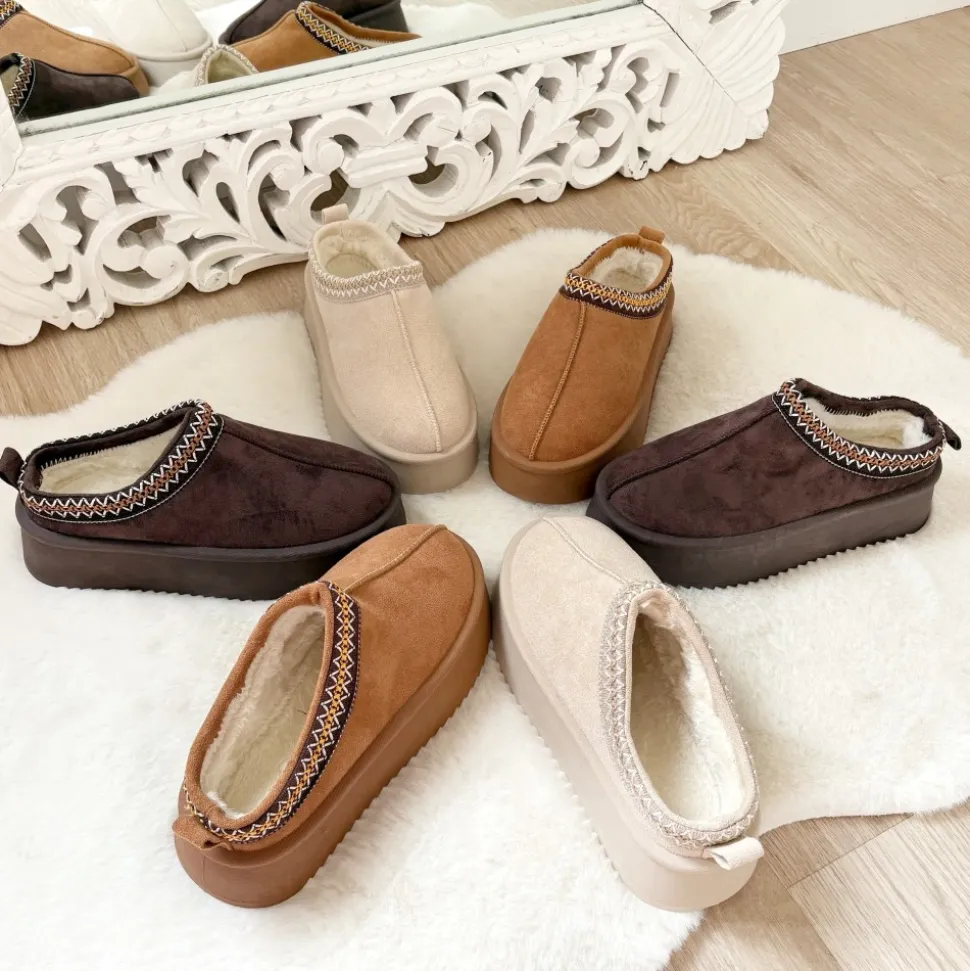 CHAUSSONS AVEC PLATEFORME