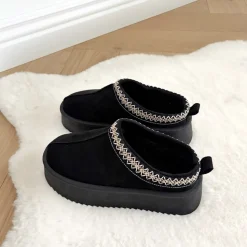 CHAUSSONS BLACK PLATEFORMES