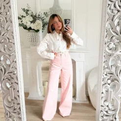 CHEMISE BLANCHE FLEURIE PÉNÉLOPE