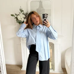 CHEMISE BLEUE CRAVATE