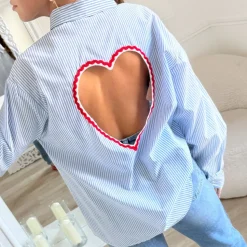 CHEMISE COEUR DANS LE DOS