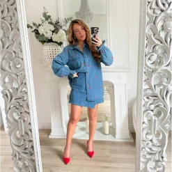 CHEMISE EN JEAN FRAISES