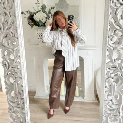 CHEMISE RAYURES AVEC CRAVATE