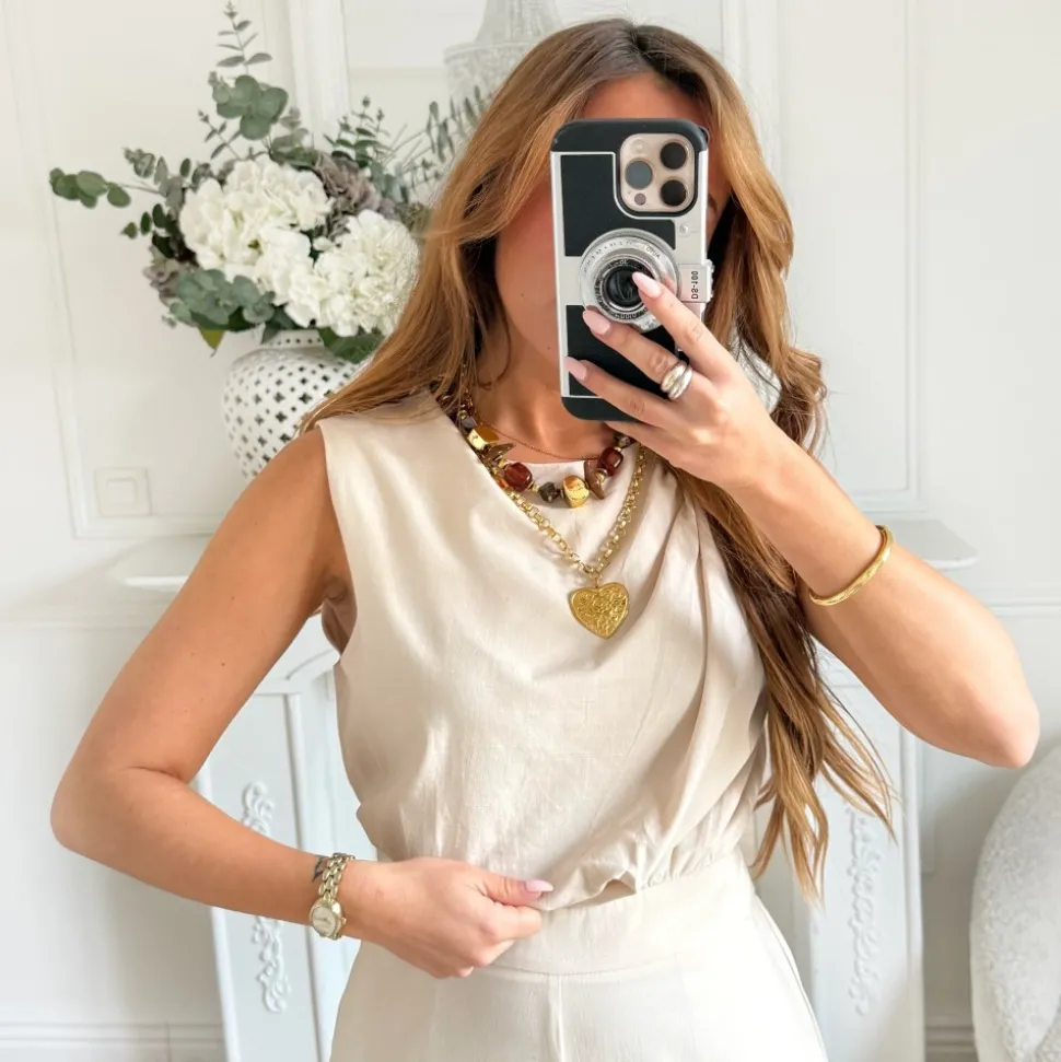 COLLIER DOUBLE COEUR