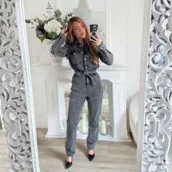 COMBINAISON EN JEAN BLACK USED