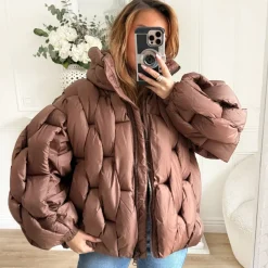 DOUDOUNE CHOCO GLAÇÉ ALEXIA ** PREMIUM