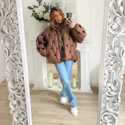 DOUDOUNE CHOCO GLAÇÉ ALEXIA ** PREMIUM