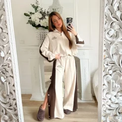 ENSEMBLE JOGGING BEIGE RIVE GAUCHE CHRISTÉLE