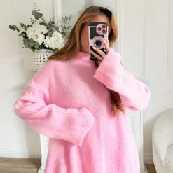 ENSEMBLE PULL ET JUPE PINK NINE