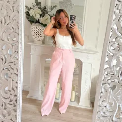 ENSEMBLE SMOKING ROSE DETAIL LEOPARD