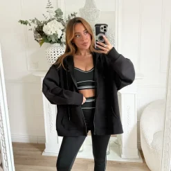 ENSEMBLE SPORTSWEAR BRASSIÈRE ET LEGGING BLACK