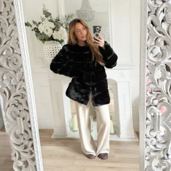 FOURRURE BLACK ROXANNE