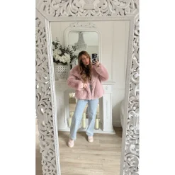 FOURRURE VIEUX ROSE IRÉNE