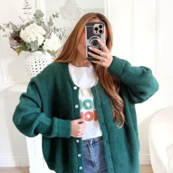 GILET EMERAUDE BOUTONS