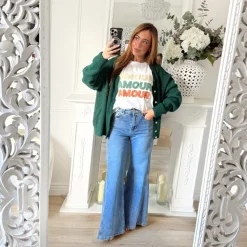 GILET EMERAUDE BOUTONS