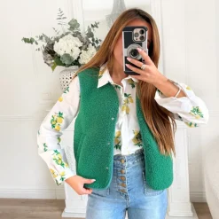 GILET SANS MANCHE MOUMOUTE VERT