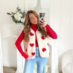 GILET SANS MANCHE MOUMOUTE COEURS