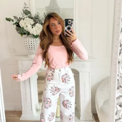 JEAN BALLON BLANC FLEURI