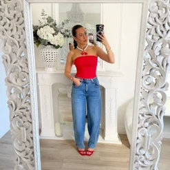 JEAN BALLON BLEU EFFET DÉLAVÉ