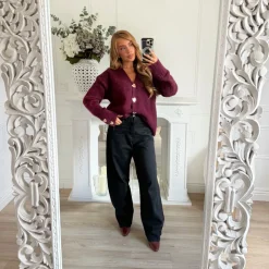 JEAN COUPE BALLON BLACK