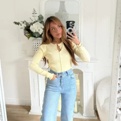 JEAN COUPE DROITE ZIGZAG