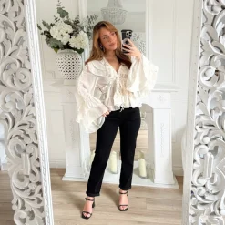 JEAN MOM FIT BLACK MAGALI