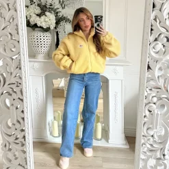 JEAN STRETCH BRUT WIDE LEG JULIENNE