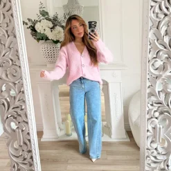 JEAN WIDE LEG FLARE CLAIR