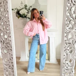 JEAN WIDE LEG FLARE CLAIR