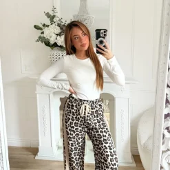 JOGGING LÉOPARD BANDES EDEN