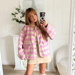 JUPE ASPECT DAIM AVEC CEINTURE LOUISA