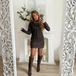 JUPE MAILLE CHOCO CASSANDRE