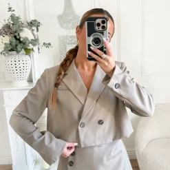 JUPE SHORT AVEC BOUTONS MELODY