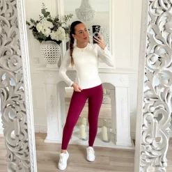 LEGGING SCULPTANT BURGUNDY