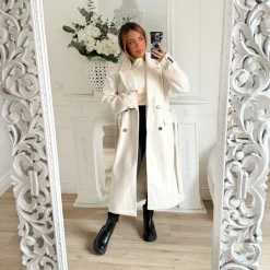 LONG MANTEAU STYLE TRENCH BEIGE ASTRID