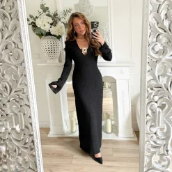 LONGUE ROBE BLACK BIJOU SOLEIL