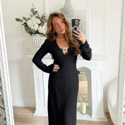 LONGUE ROBE BLACK BIJOU SOLEIL