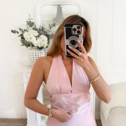 LONGUE ROBE PINK DOS NU