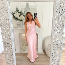 LONGUE ROBE PINK DOS NU
