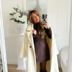 MANTEAU OVERSIZE BEIGE CASSIOPÉE
