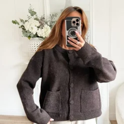 MAXI GILET CHOCO JOYCE